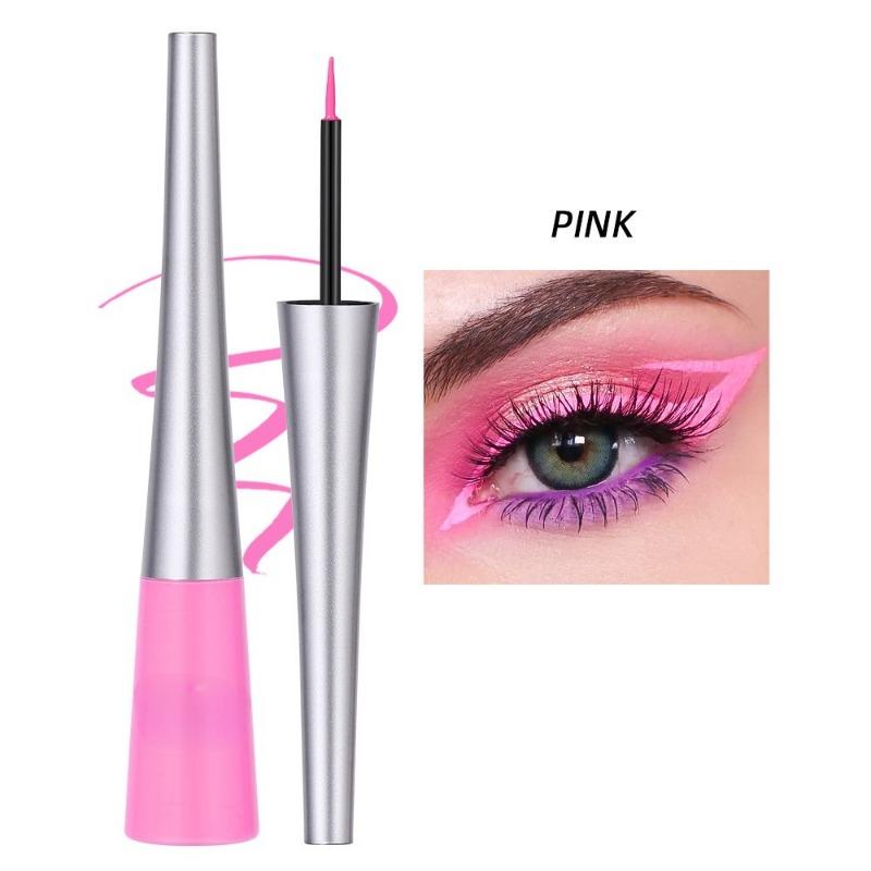 Eyeliner Liquid Eyeliner Pen Colored Eyeliner Liquid Makeup Waterproof and Quick-drying  12-color Eyeliner Liquid Pen