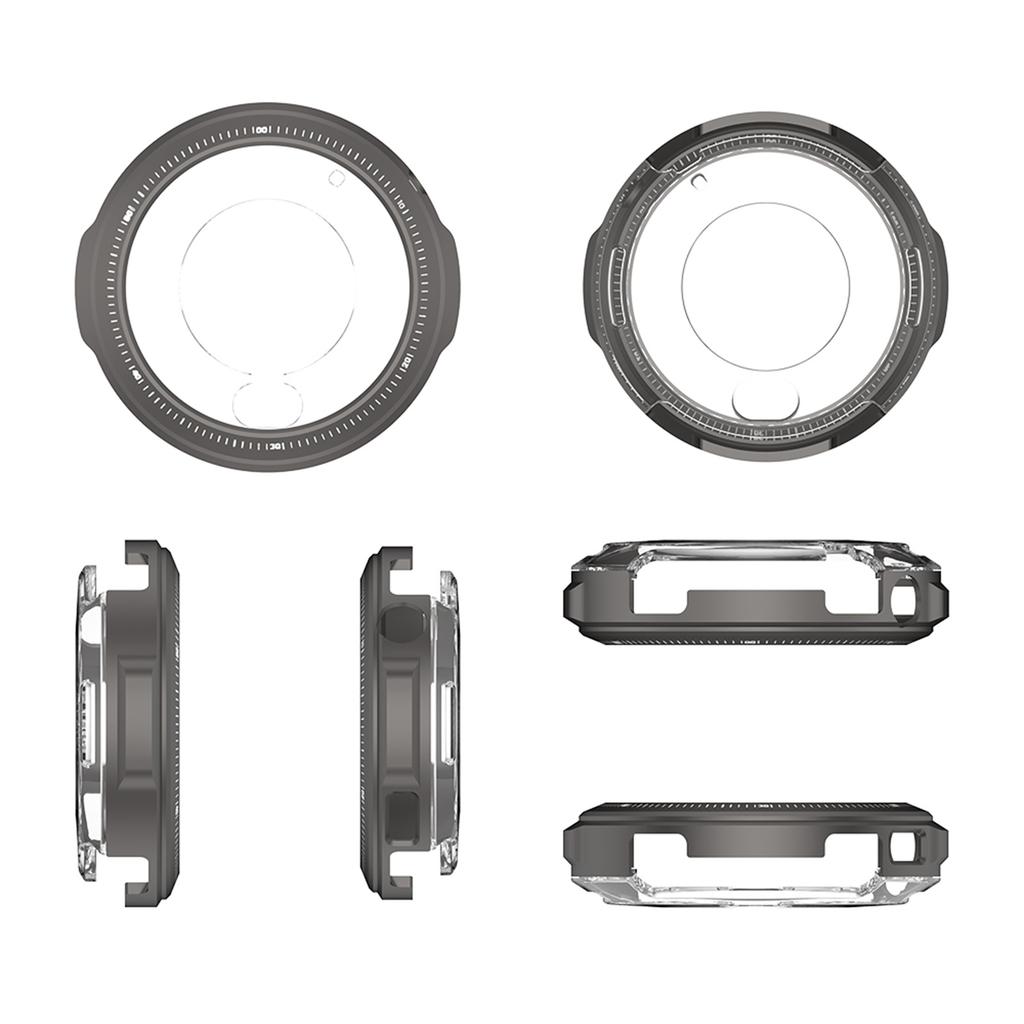 Protective Bumper Shell Hollow Drop-Resistant Protector Shell Shockproof Compatible for Amazfit Balance 2 Smart Watch 47mm