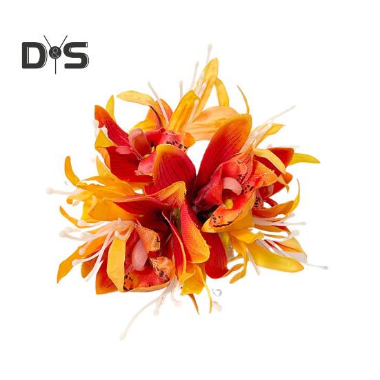 Flower Shape Hair Clip Women Summer Side Hair Pin 3D Flower Bang Hairpin for Daily Wear Various Occasions