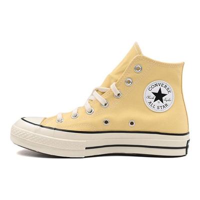 Chuck 70 High Sunny Oasis Unisex Sneakers Yellow Egret Black A02757C