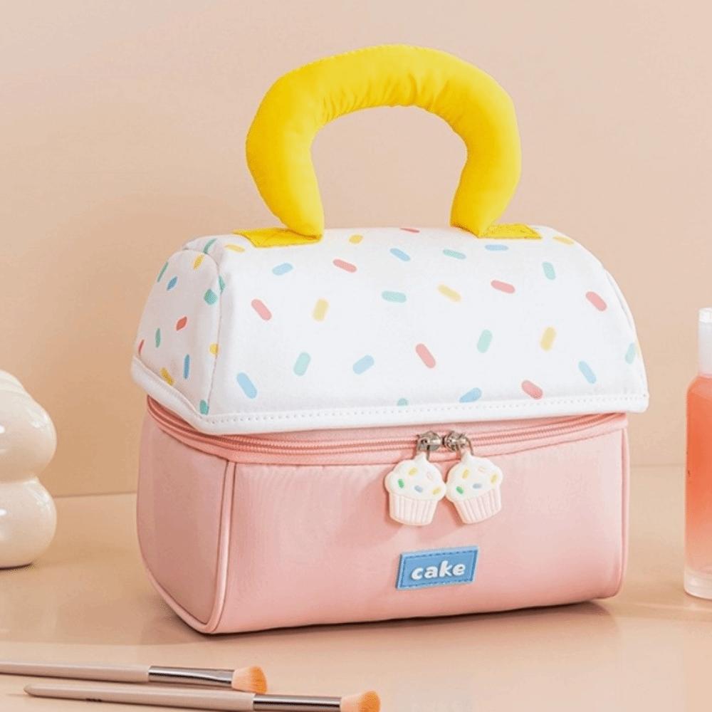 Oxford-Tuch Dopamin Kosmetiktasche Große Kapazität Aufbewahrungstasche Hautpflege-Organizer