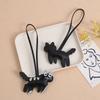 Creative kitten pendant cute funny cow kitten bag keychain leather pendant neighbor kitten pu pendant