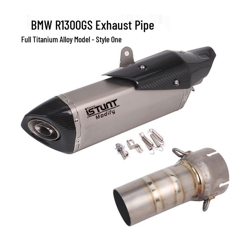 R1300GS ADV Exhaust Modification: Titanium Alloy Header, Mid-section, Tail Section