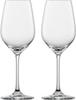 ZWIESEL GLAS Vina Weingläser, Maschinengefertigt, 2er-Set Weingläser für alle Rotweinsorten (m110485)
