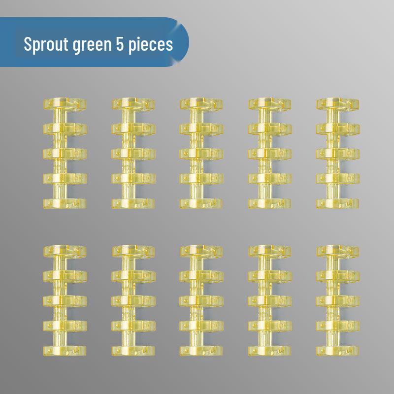 5-Hole A4 DIY Loose-Leaf Binder with Removable Rings & Punch Tool