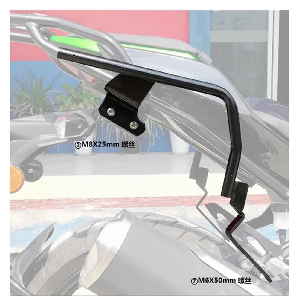 Rear Cargo Carrier Rack for Ninja 400 Z400 Shad SH23 SH36 Z 400 Motorcycle