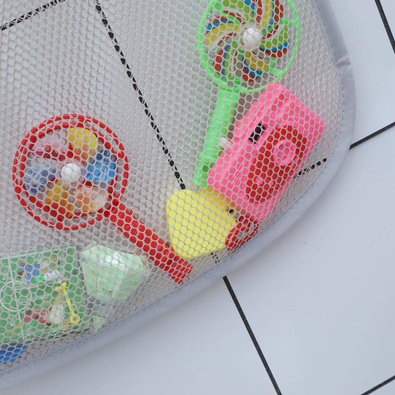 Mesh Baby Bath Toy Storage Bags Sucker Design Baby Bath Organizers for Bathtub Toys Cartoon Animal Cloth Sand Toys Storage Net
