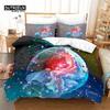 Mystery 12 Constellations Duvet Cover Set Cartoon Anime Bedding Set For Kids Teens Adult Polyester Comforter Cover Bedroom Decor