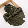 Premium Malaysia Satin Tudung Hijab Islamic Veil Headscarf Crinkle Plain Color Satin Crepe Scarf Muslim Women Shawl Wrap