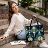 Elegant Jewel Print Tote Bag for Women Stylish Large Capacity Handbag