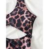 New Sexy Leopard Print One Piece Swimsuit Women Swimwear Cut Out Monokini Thong Micro Bikini Bodysuit Summer Bathing Suit