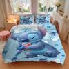 Stitch Friends Fantasy Print 3Pcs Bedding Setduvet Cover With 2 Bedropillowcase Home Birthday Gift