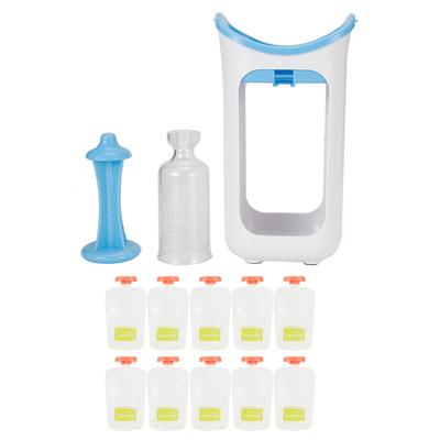 Squeeze Station Press & Store System Portable Children Fruit Puree Squeezer Food Pouches for