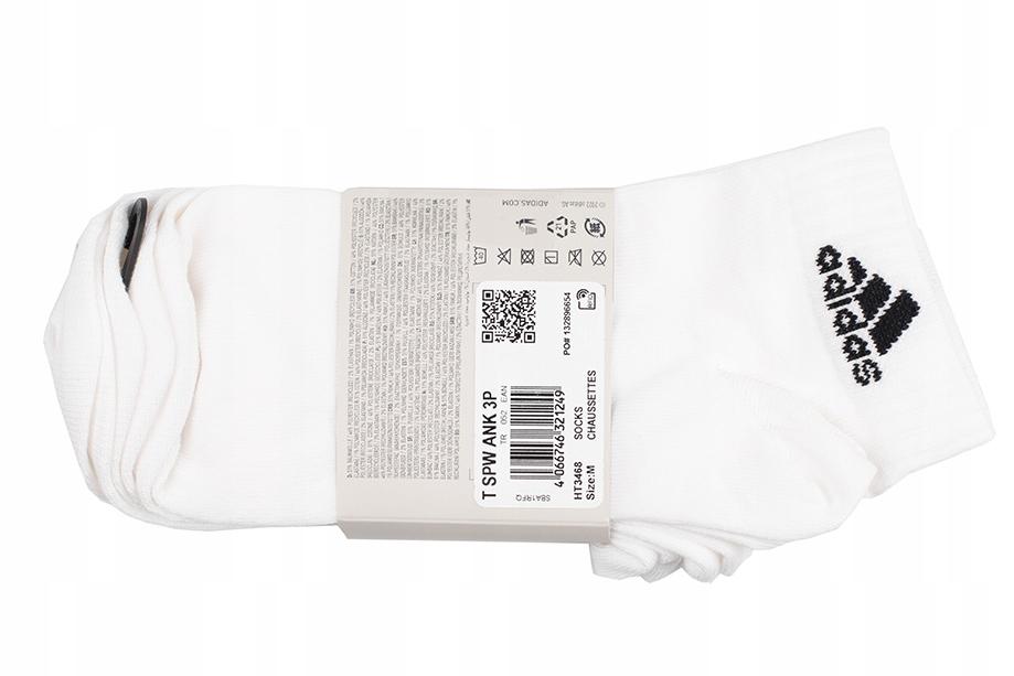Y9955 Adidas Socks Thin And Light Ankle Socks White Size 34-37