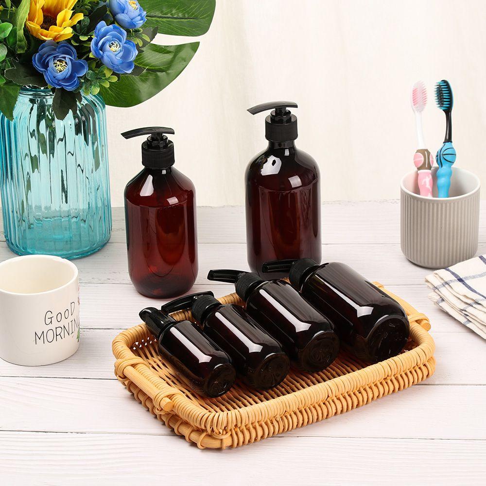 1pc Useful Hand Sanitizer Plastic Large Capacity Soap Dispenser Pump Container Refillable Lotion Shower Gel Bottles