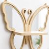 Butterfly Shaped Wall Shelf Home Decor Wood Floating for Office Living Room Photo
