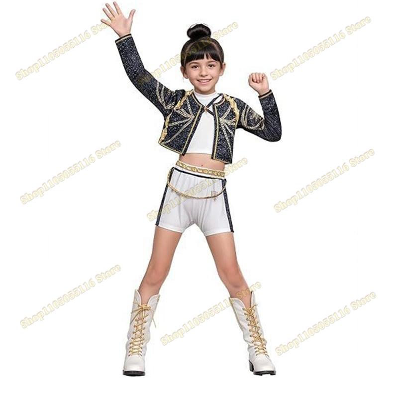 KPop Demon Hunters Huntrix Girl Group Zoey Mira Cosplay For children Costumes Roleplay Skirt Party Outfits Halloween Fantasy
