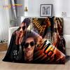 3D HD Bruno Mars Sänger Star Weiche Plüschdecke, Flanelldecke Überwurfdecke für Wohnzimmer Schlafzimmer Bett Sofa Picknick Abdeckung Kinder