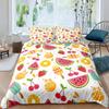 Watermelon Duvet Cover Set Green Red Polyester King Queen Full Size Bedding For Kids Teens Adults