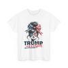 Trump Girl No Apologies Messy Bun Sunglasses Trump 2024 USA T-Shirt