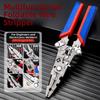 16-IN-1 Wire Stripper Foldable with Electricity Measurement Function Electrician Pliers Wire Stripping Pliers Electrician Tools