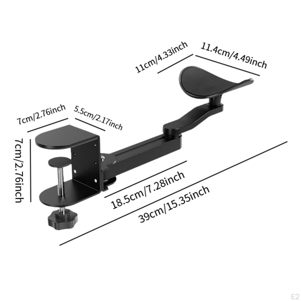 Desk Arm Support Rest Extended Heavy Duty Table Extension Platform