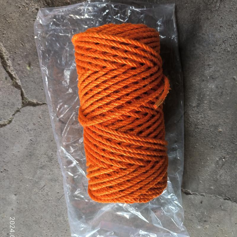 Handmade Odorless Sisal Cat Tree Rope: Vibrant, Fade-Resistant, Durable for DIY Scratching Posts