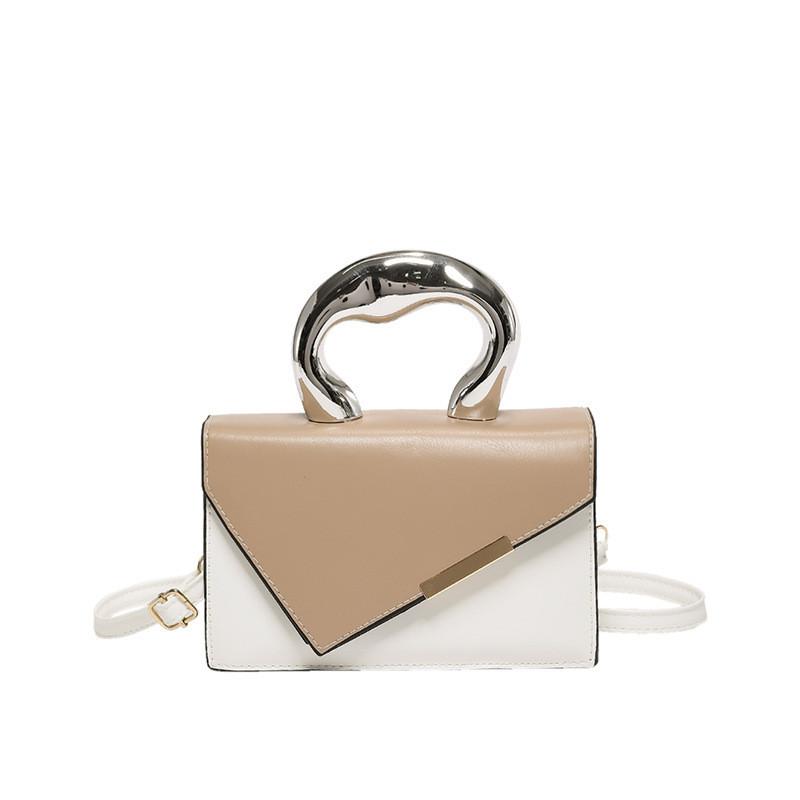 Stylish Colorblock Feminine Handbag Trendy Spring Casual Small Crossbody Purse