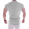 Muscular Men's Fitness Clothes Sports T-shirt Tight Sko Elastic Training Quick Dry Clothes Casual Short Sleeves