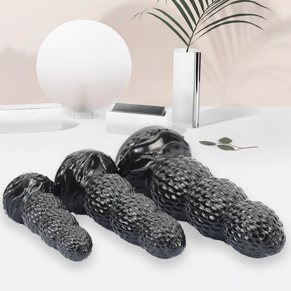 Hitasi Anal Plug Anal Dildo for Extra Anal Goods with Suction Adult Anal Anal Heavy Expansion SM Goods L Women, Thick, Soft, PVC, Thick, Non-Human