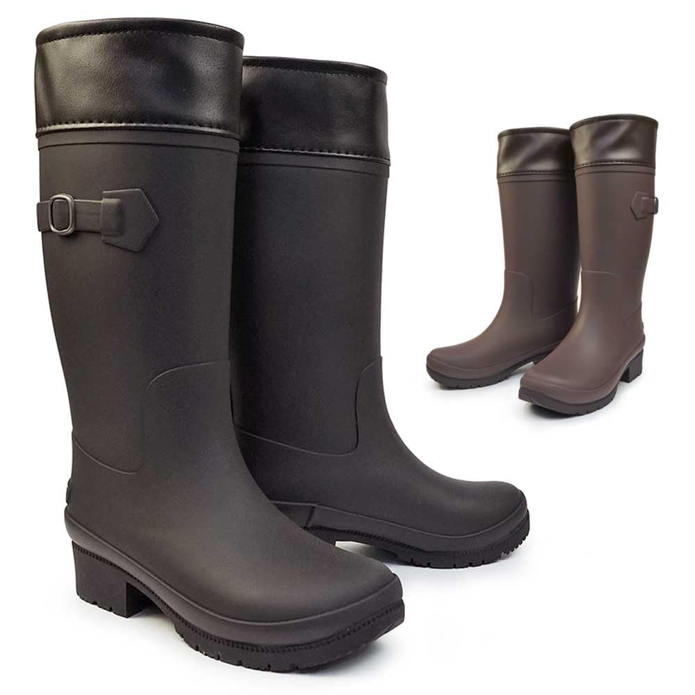 Rain Boots MF WJ77R Girls Brown cm 2E [Moonstar] 19.0