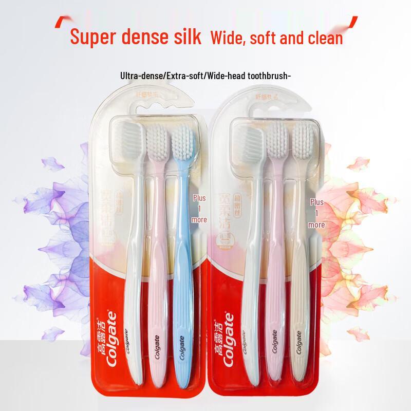 Colgate Wide Soft Silk Toothbrush 6-Pack