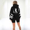 Sweatshirt for Women Cotton Oversize Hooded Fleece Thickened Loose Half-high Neck Casual Pullover Long Sleeve Winter Sweatshirt Top