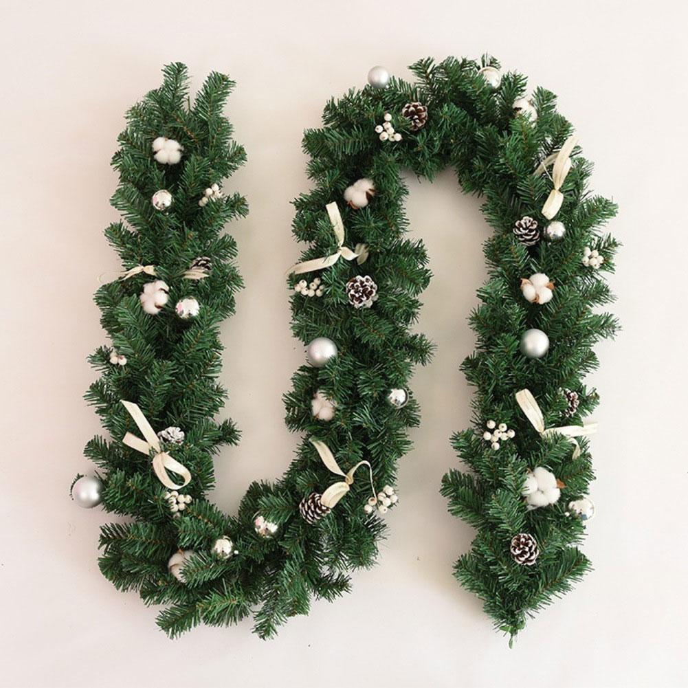 Artificial Flower Panels Bow Plastic Rattan Christmas Wreath Rattan Decoration Christmas Crafts Supplies Christmas Decorations
