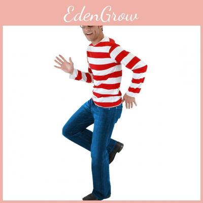 Kde je Wally Cosplay kostým na Halloween a Vianoce Unisex bavlnený kostým