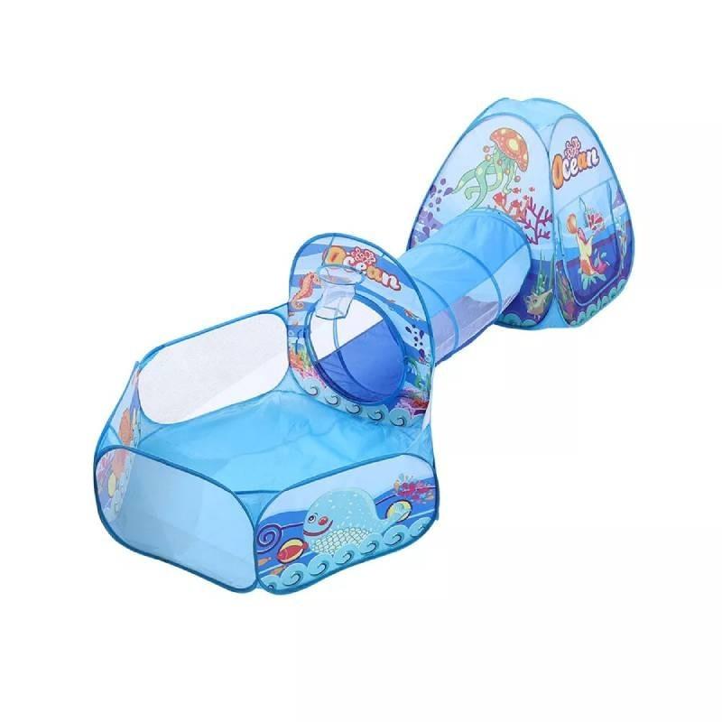 Children's Play Tent Indoor Outdoor Toy Game House Kids Indoor Home Princess Room Baby Tunnel Ocean Ball Pool