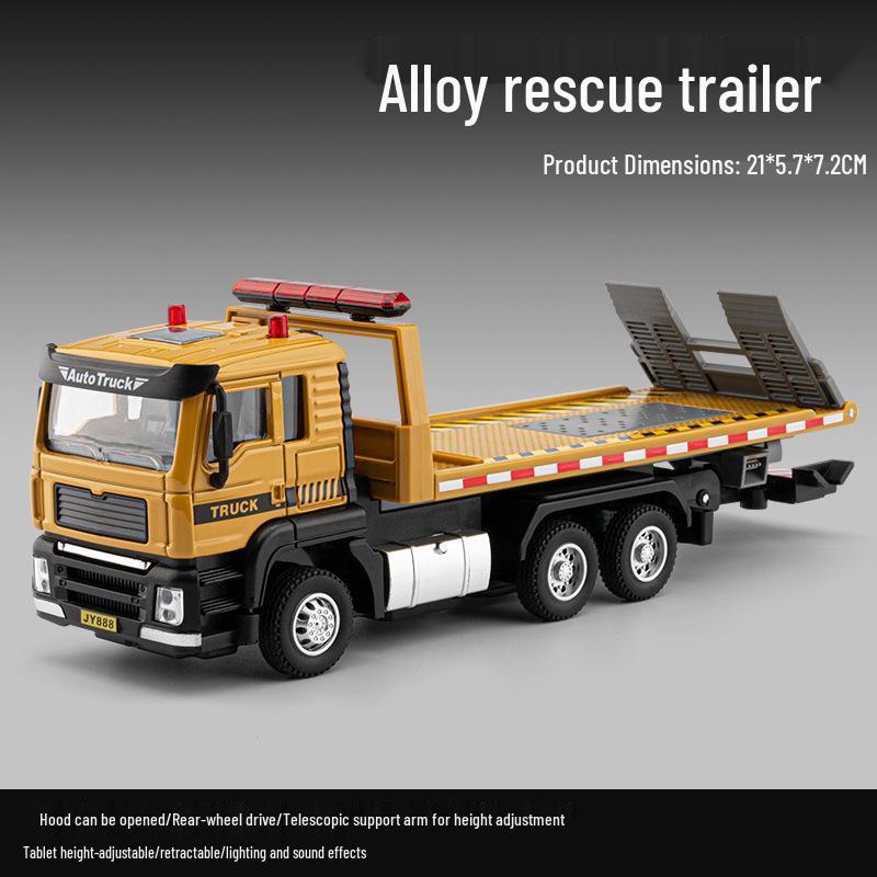 Large Electric Cement Mixer Truck Toy – Alloy Construction Vehicle for Boys