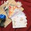 20Pcs Antique Floral Pattern Envelopes 6.46x4.4Inch Folding Envelopes For Wedding Invitation Valentines Card And Mailing