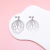 Fashionable Retro Long Hollow Leaves Atmospheric and Versatile High-end Earrings