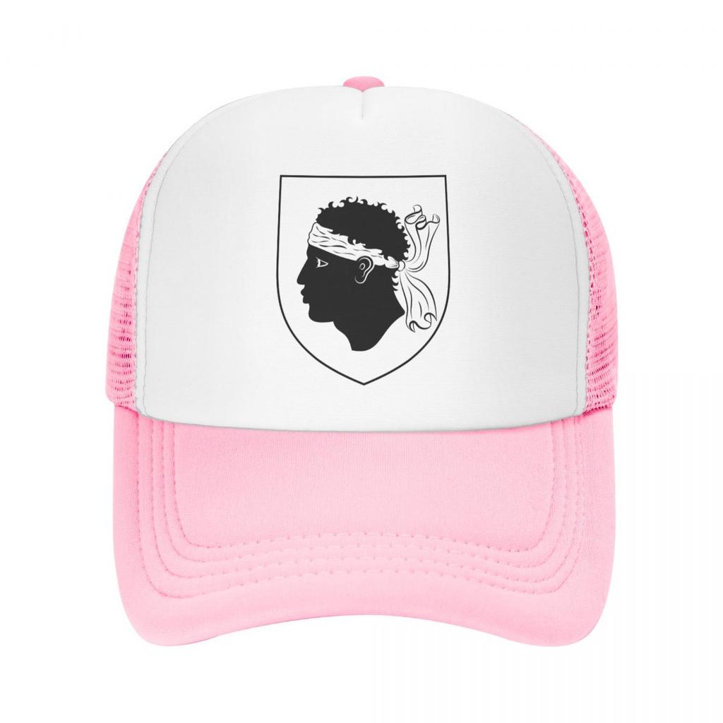 Individuelle Wappen von Korsika Baseballkappe Sonnenschutz Französischer Korsischer Stolz Trucker-Hut Herbst Personalisierte Papa-Hut