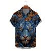 Camisa Hawaiana de Manga Corta para Hombre Diaria Camisa de Manga Corta para Entusiastas del Béisbol Camisa Casual de Verano para Hombre para Exteriores