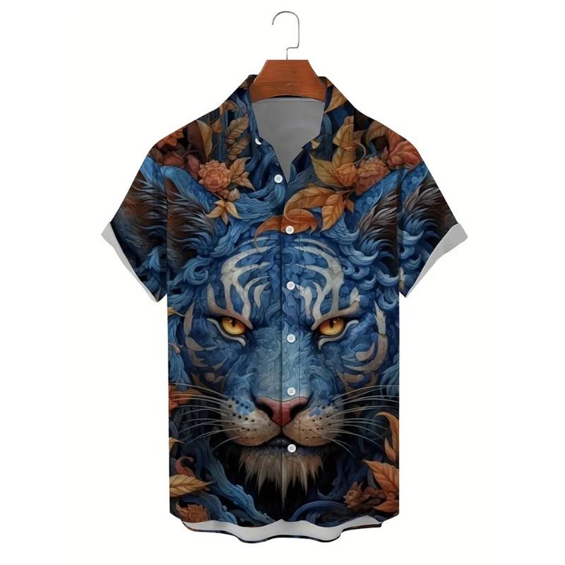 Camisa Hawaiana de Manga Corta para Hombre Diaria Camisa de Manga Corta para Entusiastas del Béisbol Camisa Casual de Verano para Hombre para Exteriores