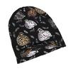 ZLIENSZUS Adults' Knit Hat with Coturnix Quail Print - 2D Flat Feathered Suitable for Weekend Outfits, City Wear & Quirky Fashion, for Daily Errands O