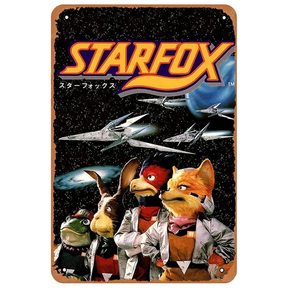 Metal Tin Signs Plaque Video Game Wall Decoration Vintage Art Posters Iron Painting for Man Cave Home Cafe Game Room Club Bar