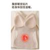 Women Thickened Fleece Thermal Underwear Set With Built In Chest Pad Slim Long Sleeve Top And Long Pants