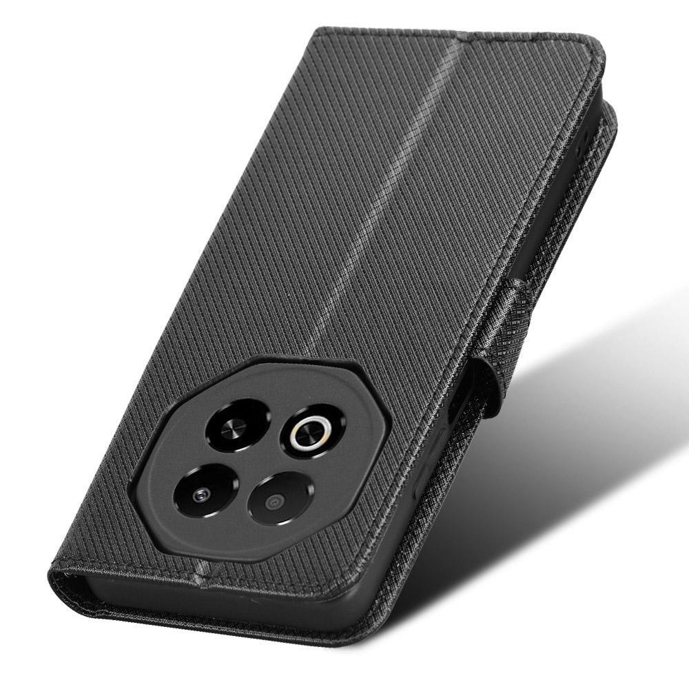For Meizu Note 16 Leather Wallet Case with Strap Diamond Texture Phone Cover