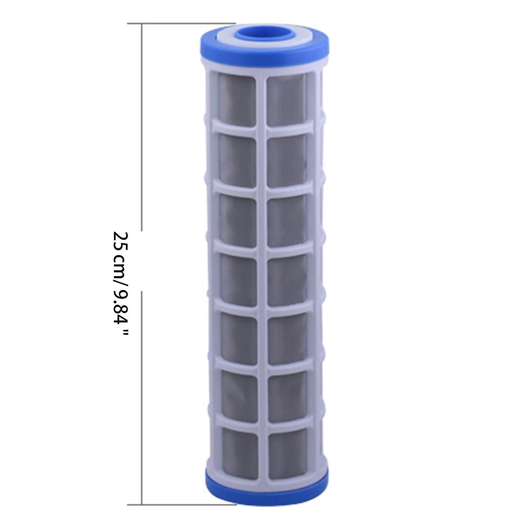 Washable Water Purifier Filter Element 10 Inch Stainless Steel Mesh Filter Cartridges Filter Accuracy 40 Microns