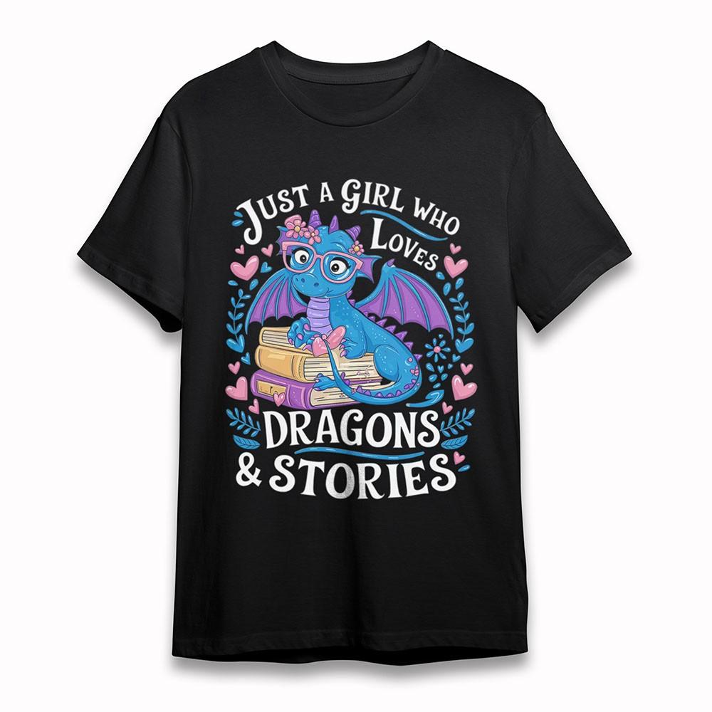 

Men s Fashion Classic T-Shirt Dragon StoryTee Black Cotton Short Sleeve Oversize XL