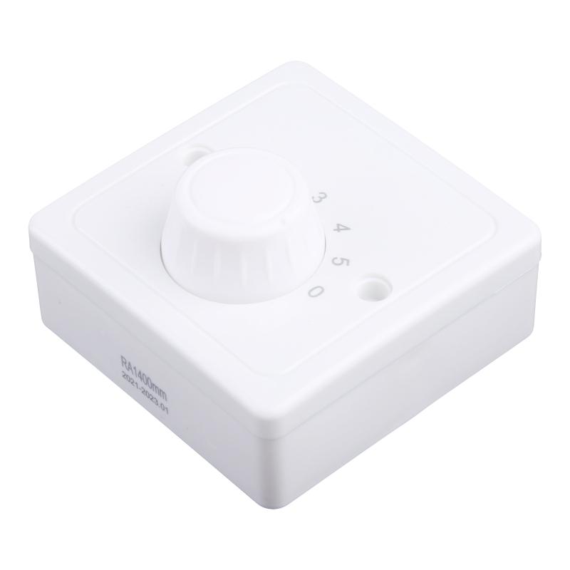 Surface Mounted Ceiling Fan Speed Controller Fan Speed Control Switch Five-speed Electric Fan Switch Square