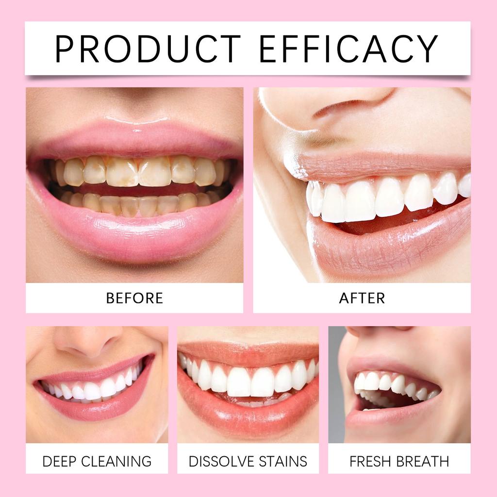 Whitening Toothpaste, Safe For Gums, Reduces Stains And Tartar, Freshens Breath, Reduces Cavities, Inhibits And Cleans Teeth.